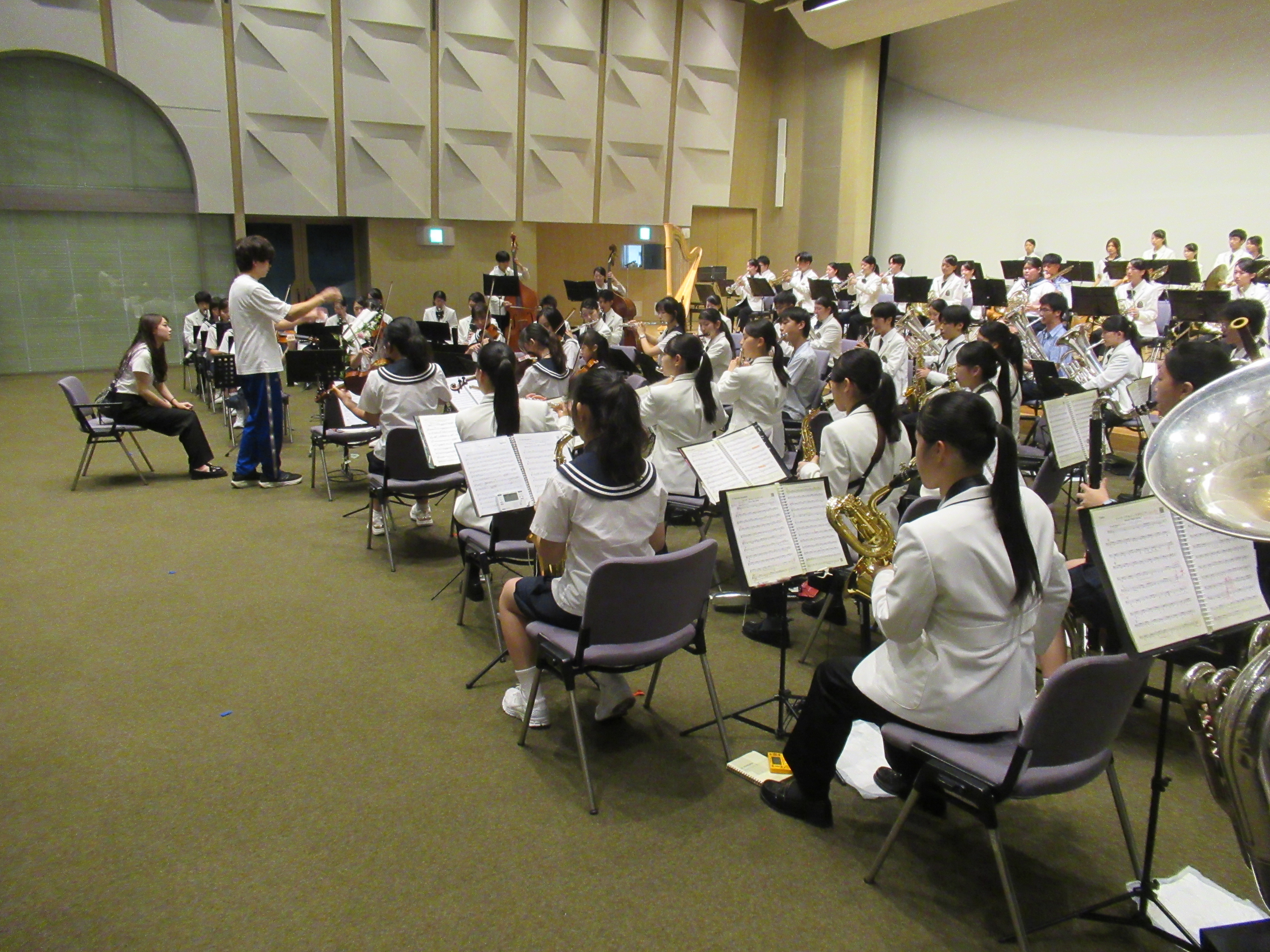 交流演奏会を行いました!《吹奏楽部》 | お知らせ | 中部大学春日丘